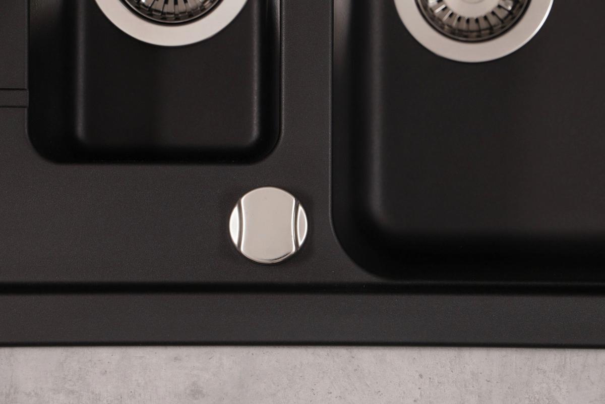 Pomivalno Korito Austin, 100x50cm - črna, Design, kamen (100/20/50cm) - Respekta