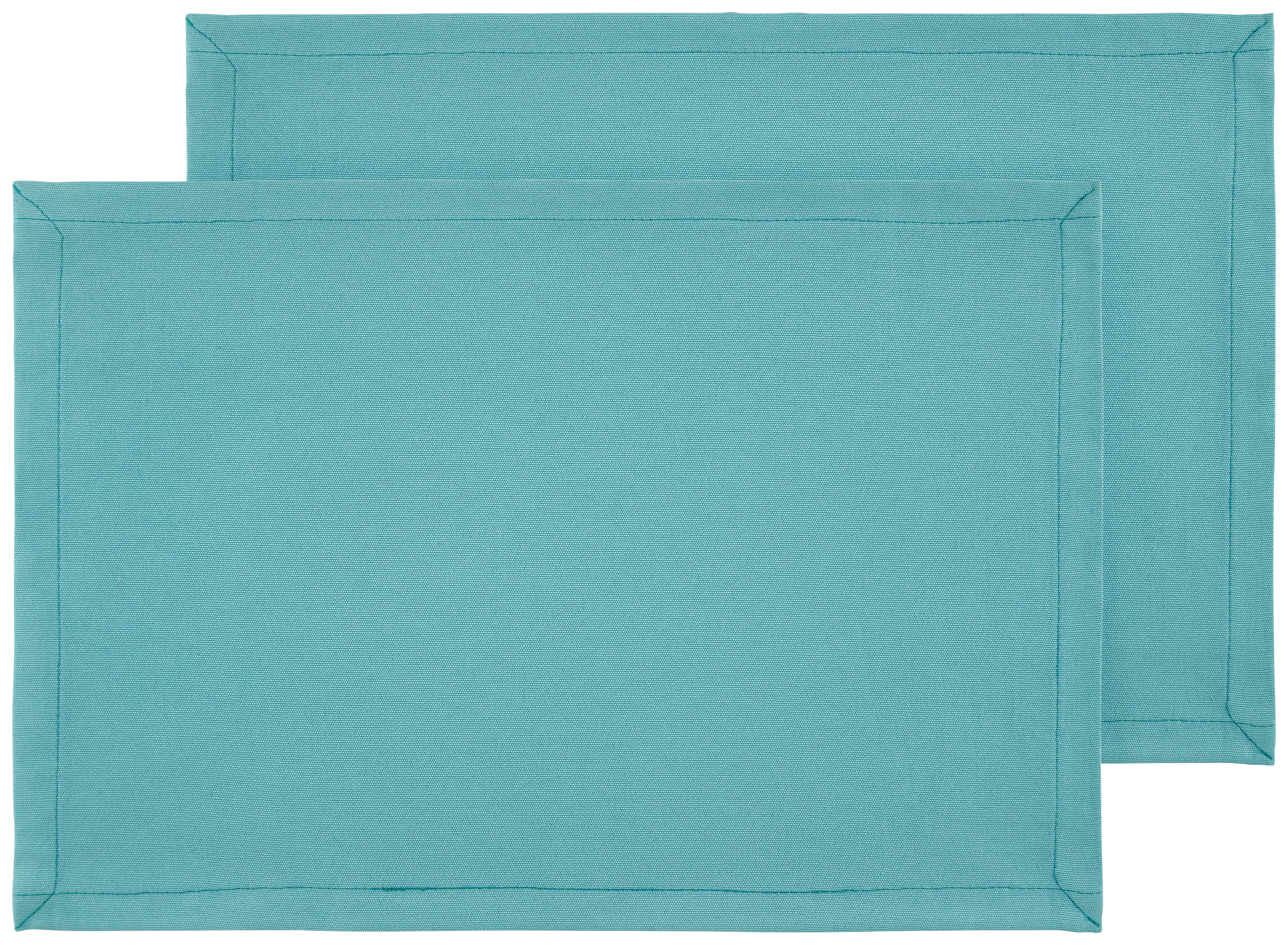 Tischset Steffi in Blau ca. 33x45cm, 2er-Set - Blau, Textil (33/45cm) - Mary's