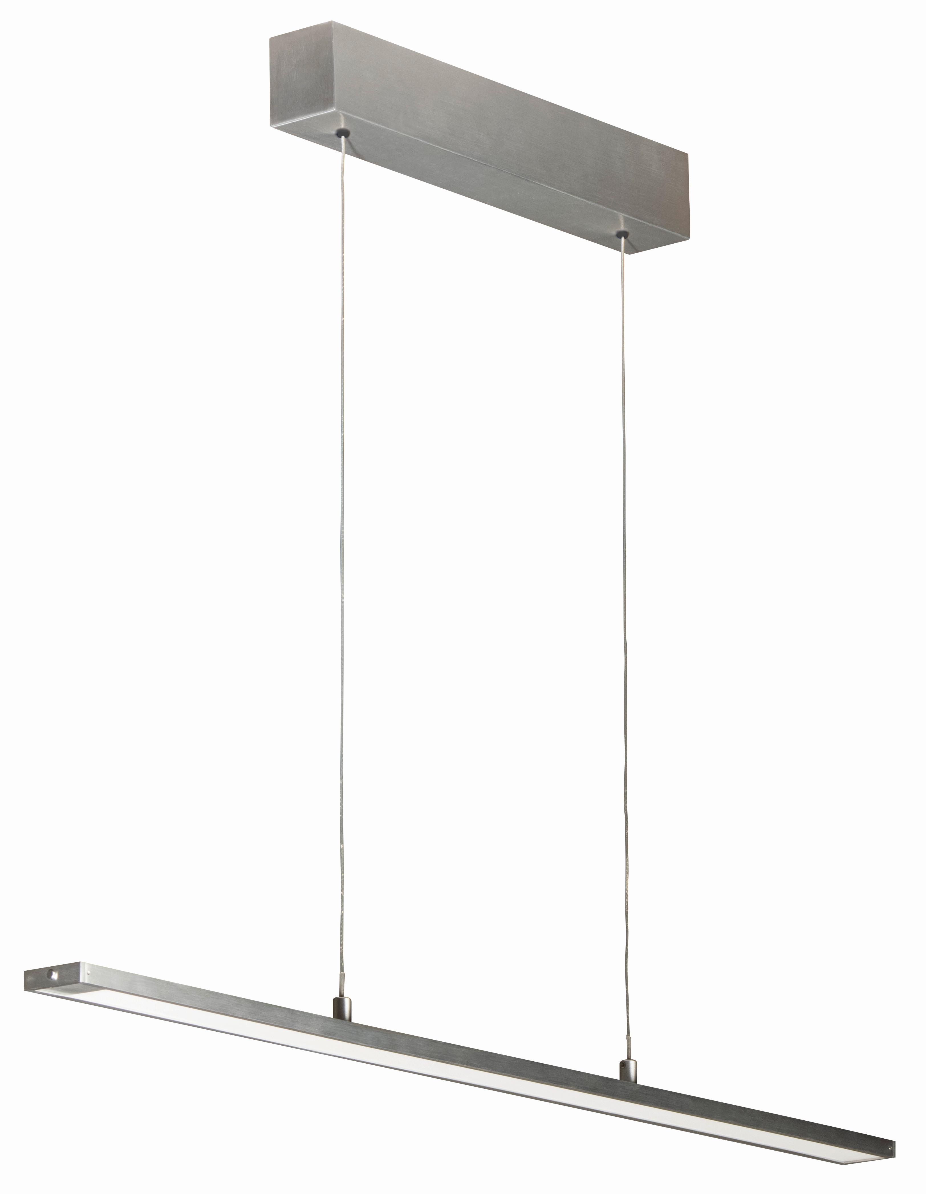 LAMPA WISZĄCA LED 61162 MARLO - kolor aluminiowy, Design, metal/szkło (6/90cm) - Fischer & Honsel