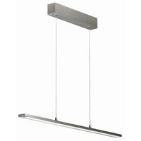 LAMPA WISZĄCA LED 61162 MARLO - kolor aluminiowy, Design, metal/szkło (6/90cm) - Fischer & Honsel