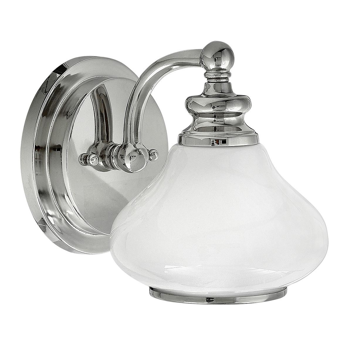 Fürdőszobai Falilámpa Hk-Ainsley1-Bath - krómszínű, Design, üveg/fém (16/19.1/20.6cm) - Elstead Lighting