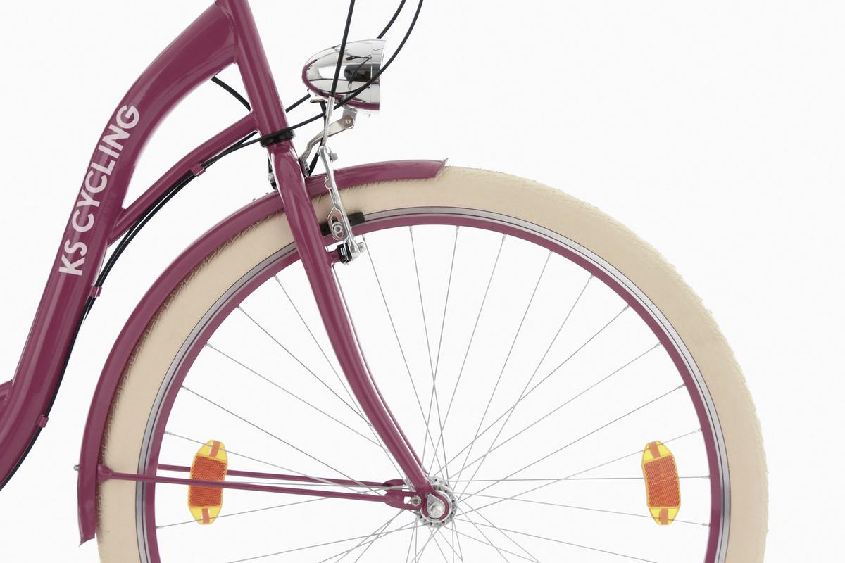 CITYBIKE Damen 28" Balloon RH 48cm - Rot, Basics, Metall (180/70/80cm) - Da Capo