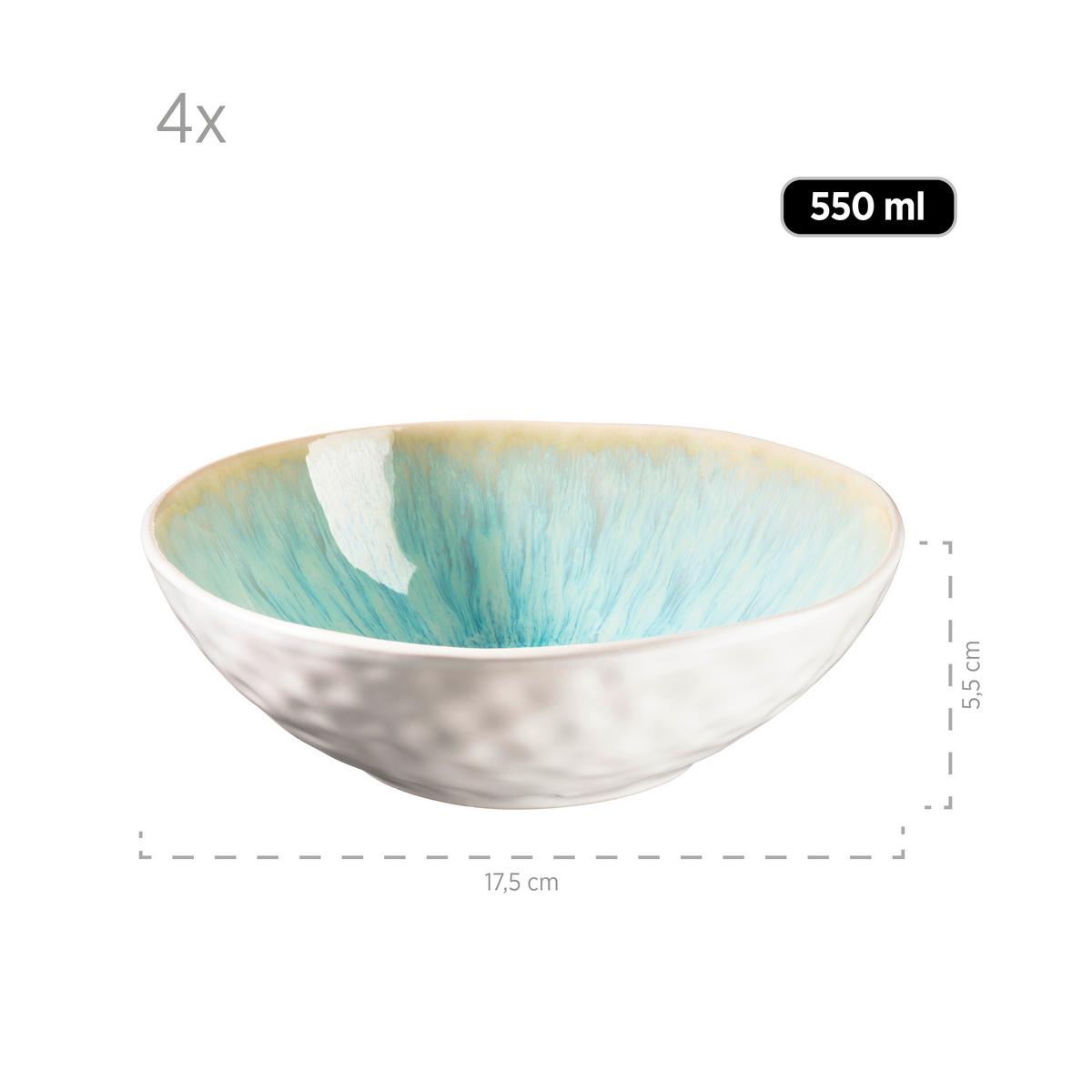 KOMBISERVICE 931975, GRÜN POSTSICHER - Grün, Basics, Keramik (34,7/32/35cm) - Mäser