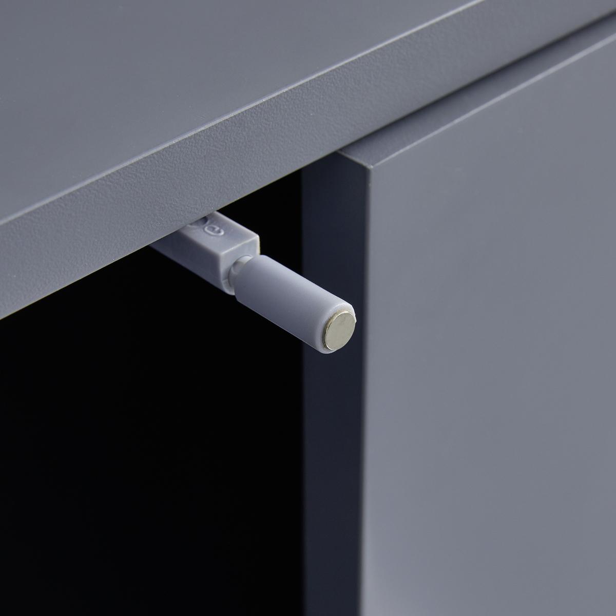 SZAFKA POD UMYWALKĘ LUCIANO - kolor naturalny/szary, Modern, drewno (80/51/47,3cm) - Bessagi Home