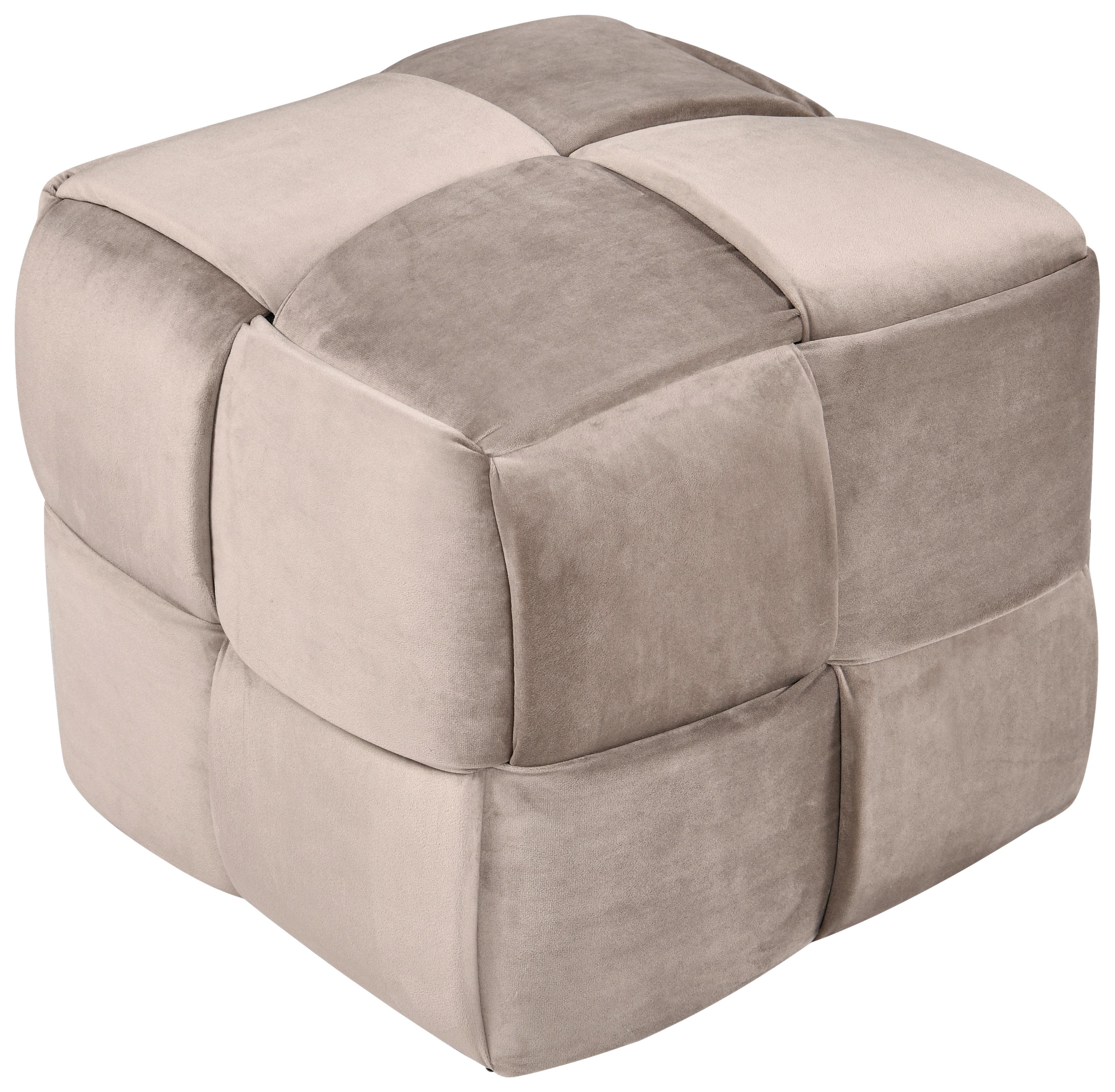 TABURET ELLIOT - bej, Modern, plastic/lemn (46/41/46cm) - Mömax