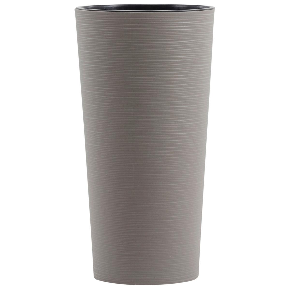 Übertopf-Set Grau, 2-teilig - Grau, Basics, Kunststoff - Siena Garden