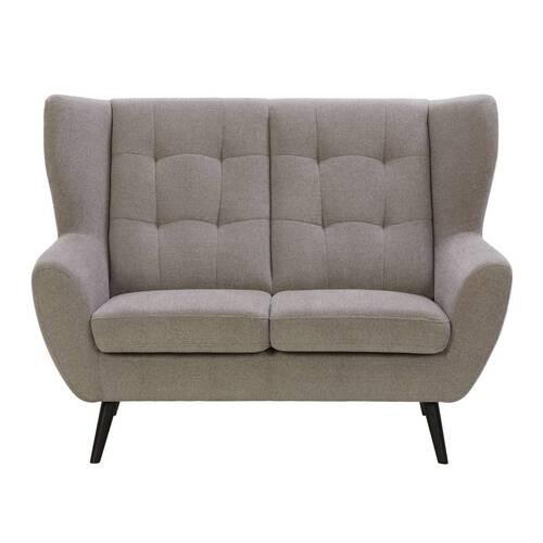 2-Sitzer-Sofa Helsinki in Grau/Dunkelgrau - Dunkelgrau/Schwarz, MODERN, Holz/Holzwerkstoff (140/102/90cm) - Mömax