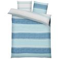 Bettwäsche Ibena Baumwollsatin - Türkis/Weiß, MODERN, Textil (155x220/80x80cm) - Ibena-LÖSCHEN Bettwäsche Ibena Baumwollsatin - Türkis/Weiß, MODERN, Textil (155x220/80x80cm) - Ibena-LÖSCHEN