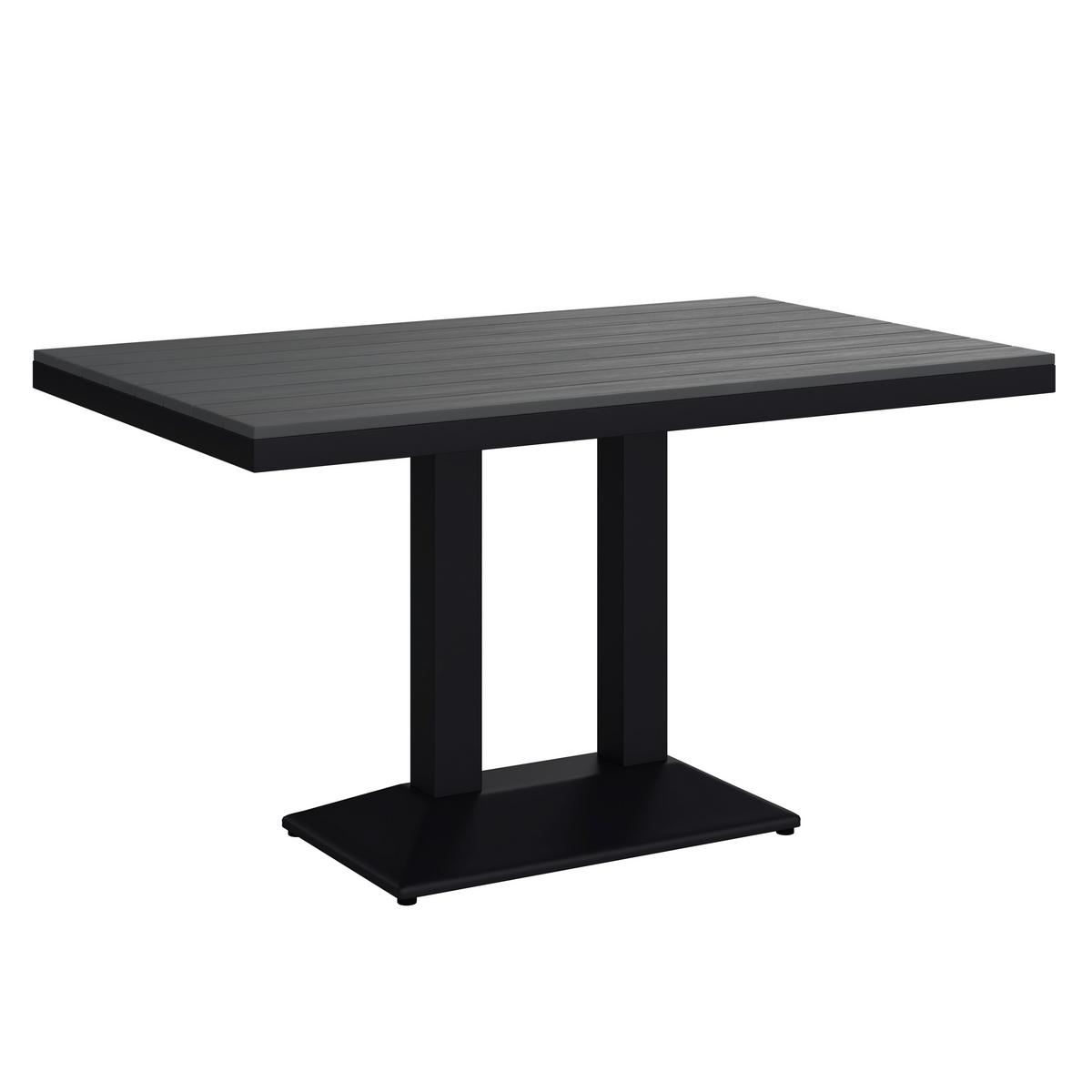 Dining-Loungeset Pergolina Grau Metall/Outdoorstoff - Dunkelgrau/Hellgrau, MODERN, Kunststoff/Textil (194/245cm) - Bessagi Garden