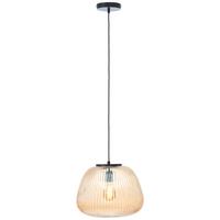 Hängeleuchte Kaizen Bernsteinfarben max. 40 Watt - Bernsteinfarben, Basics, Glas/Metall (35/150cm) - Brilliant