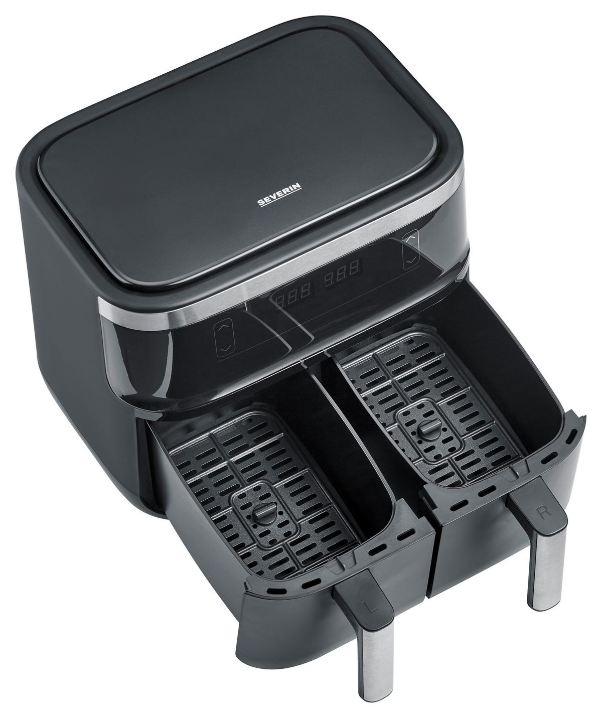 FRYTKOWNICA BEZTŁUSZCZOWA FR 2453 - czarny, Basics, tworzywo sztuczne/metal (33,5/31,5/36,5cm) - Severin