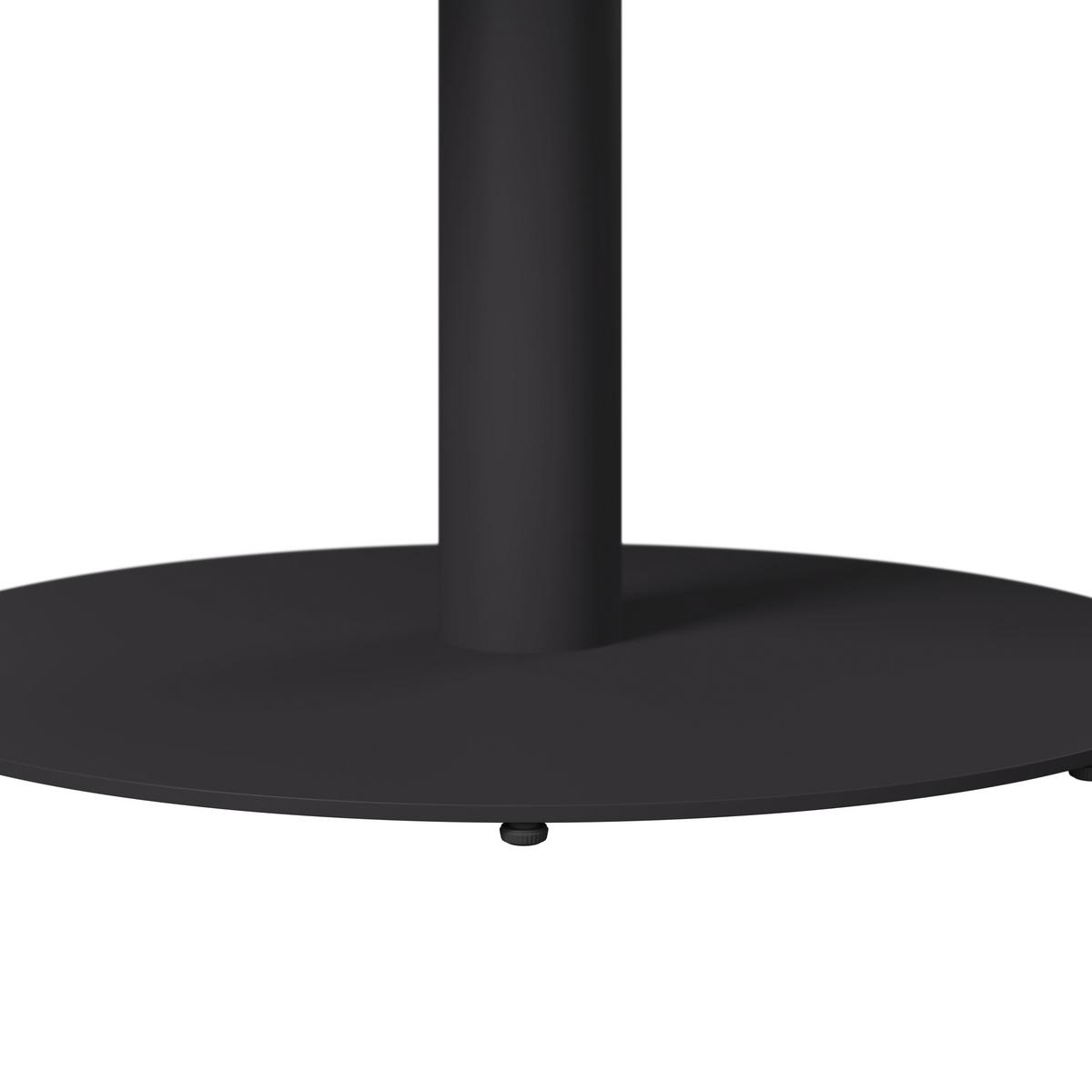 Gartentisch Lilly Anthrazit - Anthrazit/Naturfarben, Basics, Stein/Metall (120/120/73cm)