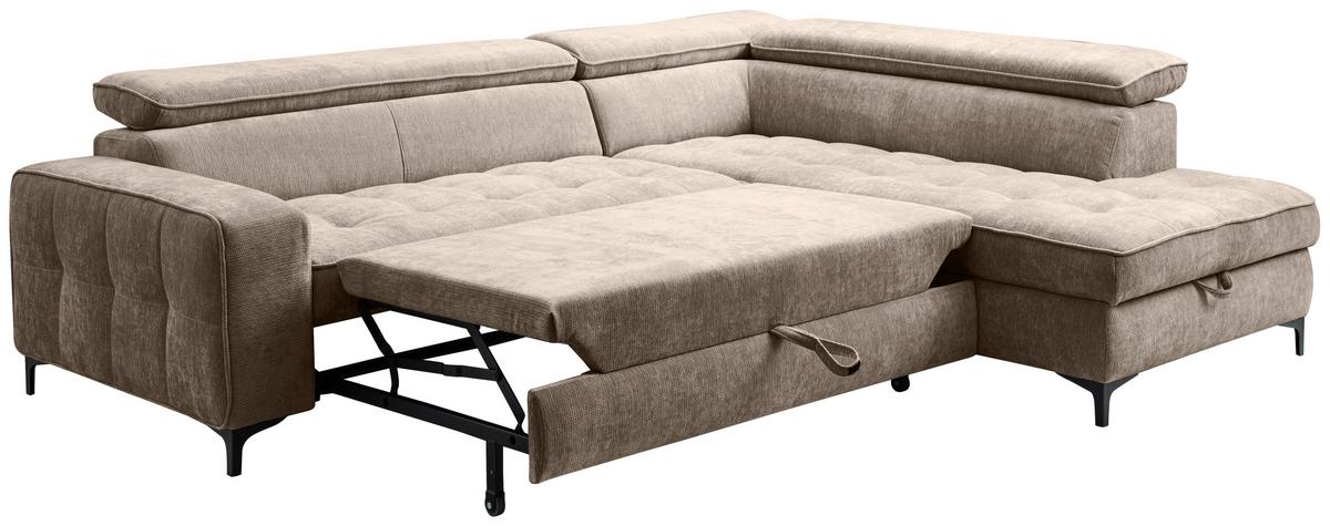 COLțAR TALIA - maro, Basics, textil (251/70-90/203cm) - Modern Living