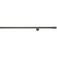 Vorhangstangenset Rillcube Bronzefarben - Bronzefarben, Metall (120-210cm) - MÖMAX modern living