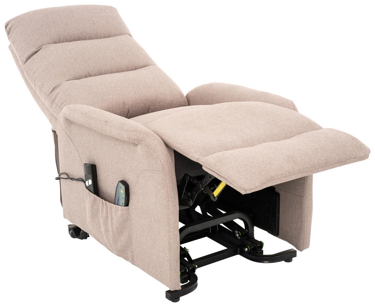 Počivalnik Luxo, Peščena Barva - črna/peščene barve, Design, kovina/umetna masa (68/100/94cm) - Livetastic