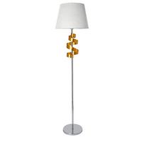 Podna Svjetiljka Denis - boje kroma/zlatne boje, Konvencionalno, metal/plastika (41/41/168cm)