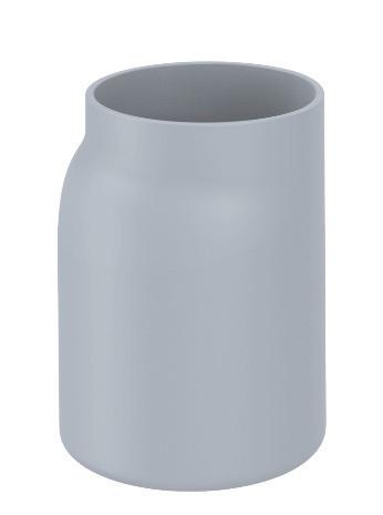 Lonček Za Zobne Ščetke Naime - siva, Moderno, umetna masa (8/11/7,1cm) - Premium Living