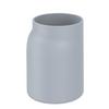 Zahnputzbecher Naime in Grau - Grau, MODERN, Kunststoff (8/11/7,1cm) - Premium Living