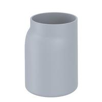 Zahnputzbecher Naime in Grau - Grau, MODERN, Kunststoff (8/11/7,1cm) - Premium Living