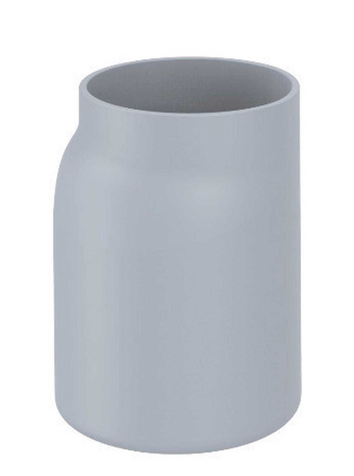 Zahnputzbecher Naime in Grau - Grau, MODERN, Kunststoff (8/11/7,1cm) - Premium Living