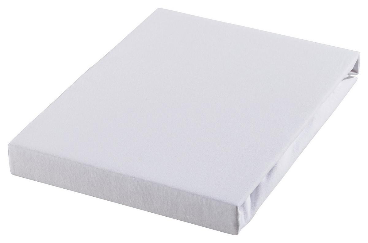 PRZEŚCIERADŁO(GUMKA)/TOPPER FLORENZ - kolor srebrny, Konventionell, tkanina (180/200cm) - Novel