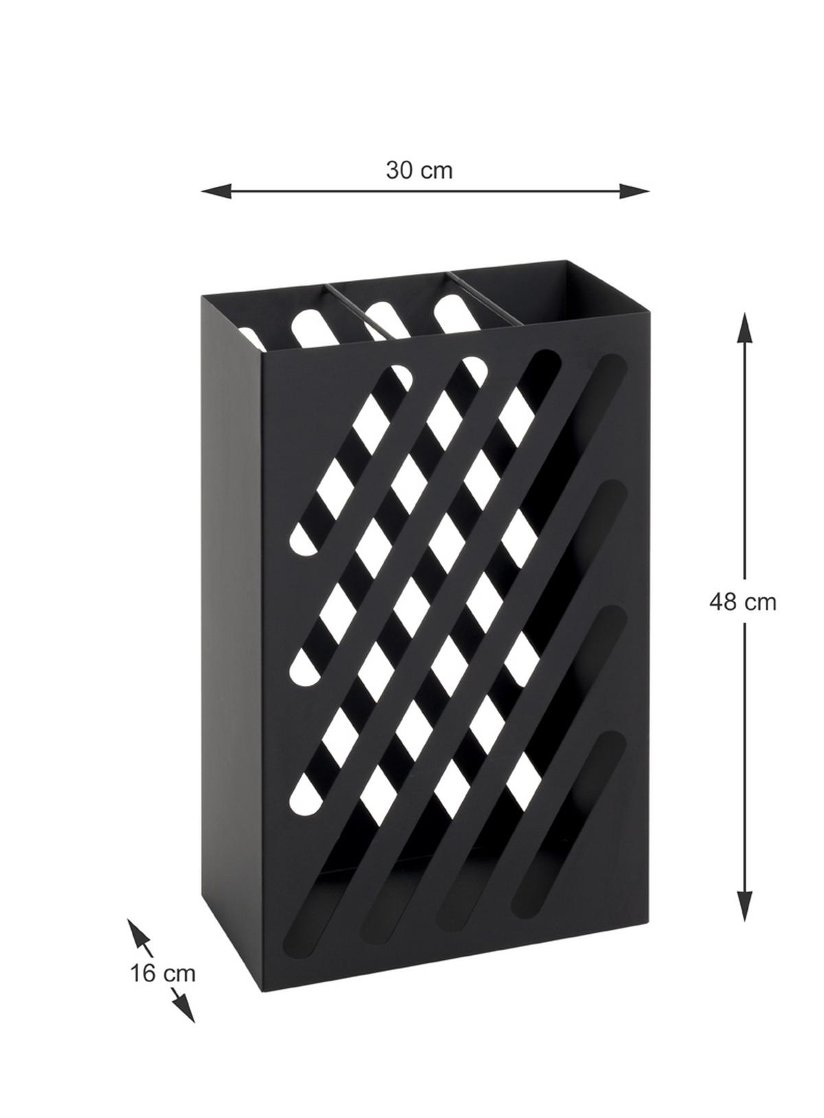 Stalak Za Kišobrane Tessin 30-Sb- - crna, Moderno, metal (30/48/16cm) - Modern Living