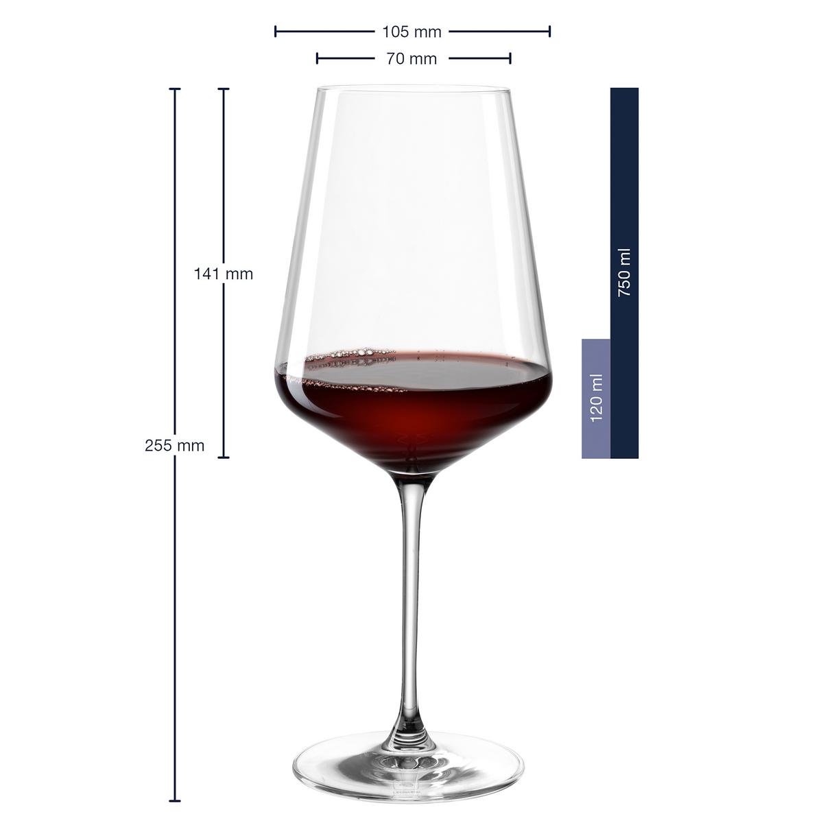 KOMPLET SZKŁA STOŁOWEGO 069554 - Basics, szkło (750ml) - Leonardo
