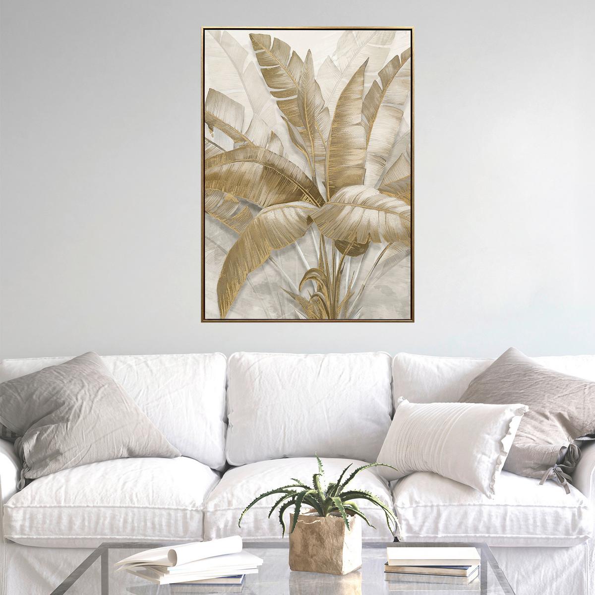 Tablou cu ramă Denise cca. 100x140 cm - auriu, Modern, plastic/lemn (100/140cm) - Premium Living