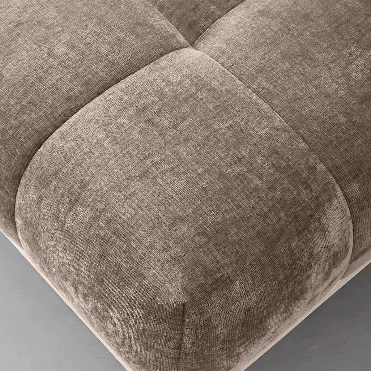 Ecksofa Morgan Cappuccino - Creme/Schwarz, MODERN, Textil/Metall (184/262cm) - Mömax