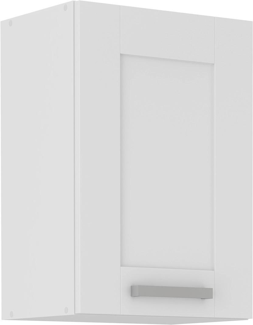 Kuhinjski Gornji Element Luisa H40 - bijela/srebrne boje, Romantično / ladanjski, drvni materijal/metal (40/58/31cm) - Based