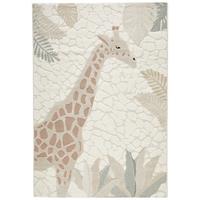 DYWAN DZIECIĘCY GIRAFFE - kremowy/różnokolorowy, Trend, tkanina (80/150cm) - Ben'n'jen