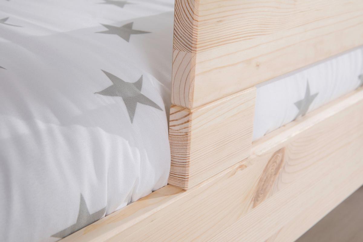 Bett Bennet mit Schubkasten ca. 90x200 cm Kiefer Natur - Naturfarben, MODERN, Holz (90/200cm) - MID.YOU