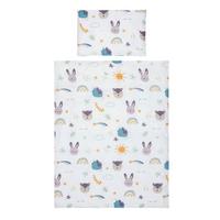 Lenjerie de pat pentru copii Sunny, cca. 100x135/40x60 cm - alb, Modern, textil (100/135cm) - Premium Living