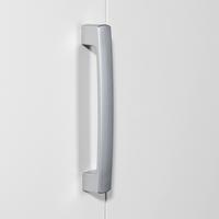 Ručka Unit - boje aluminija, Moderno, plastika (18/2,2/2,2cm) - Based