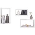 Wandboardset in Weiß - Weiß, MODERN, Wellpappe (45/27/16cm) - MÖMAX modern living