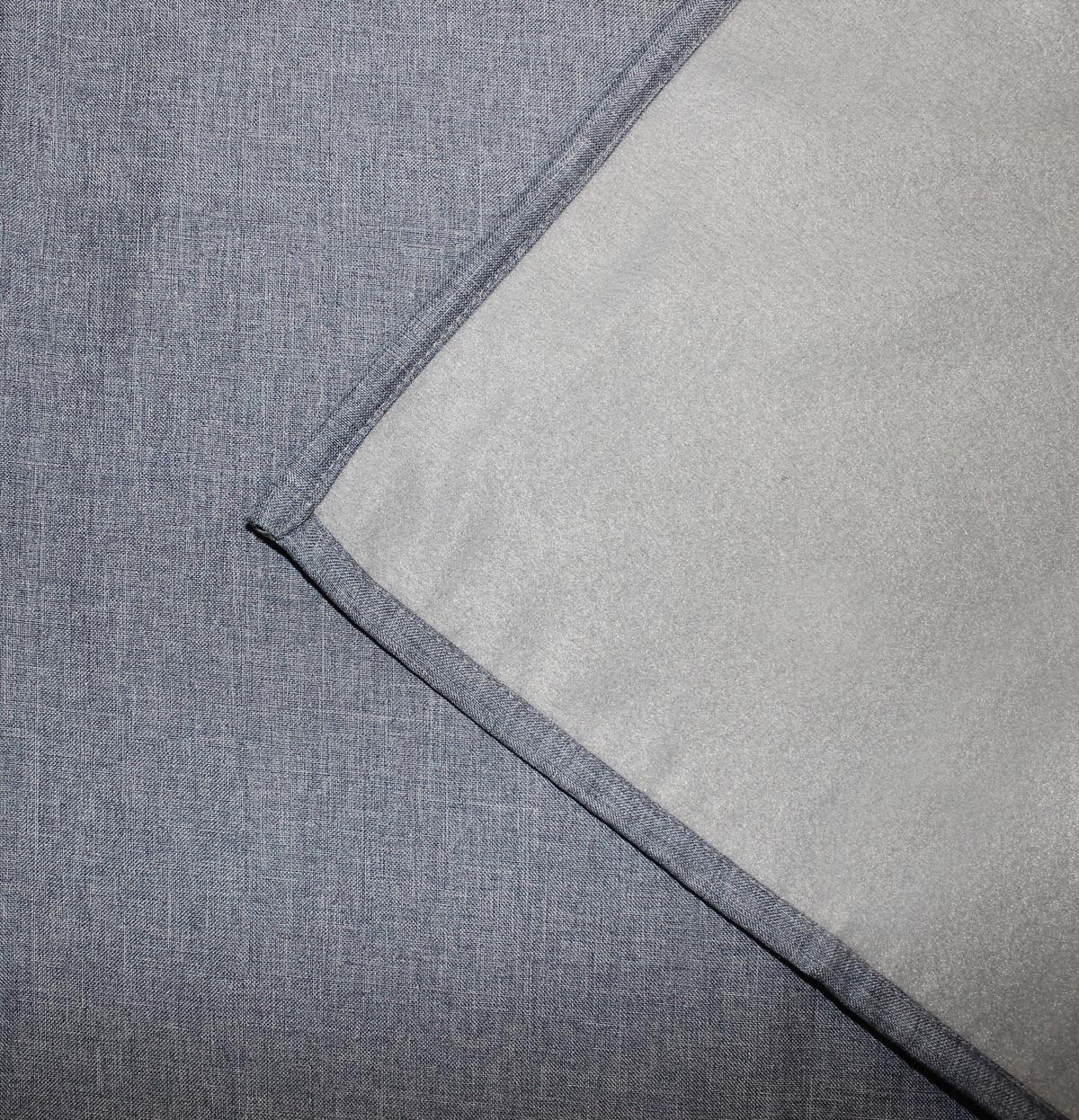Wärmeschutzvorhang Thermo Blau ca. 135x245cm - Blau, KONVENTIONELL, Textil (135/245cm)
