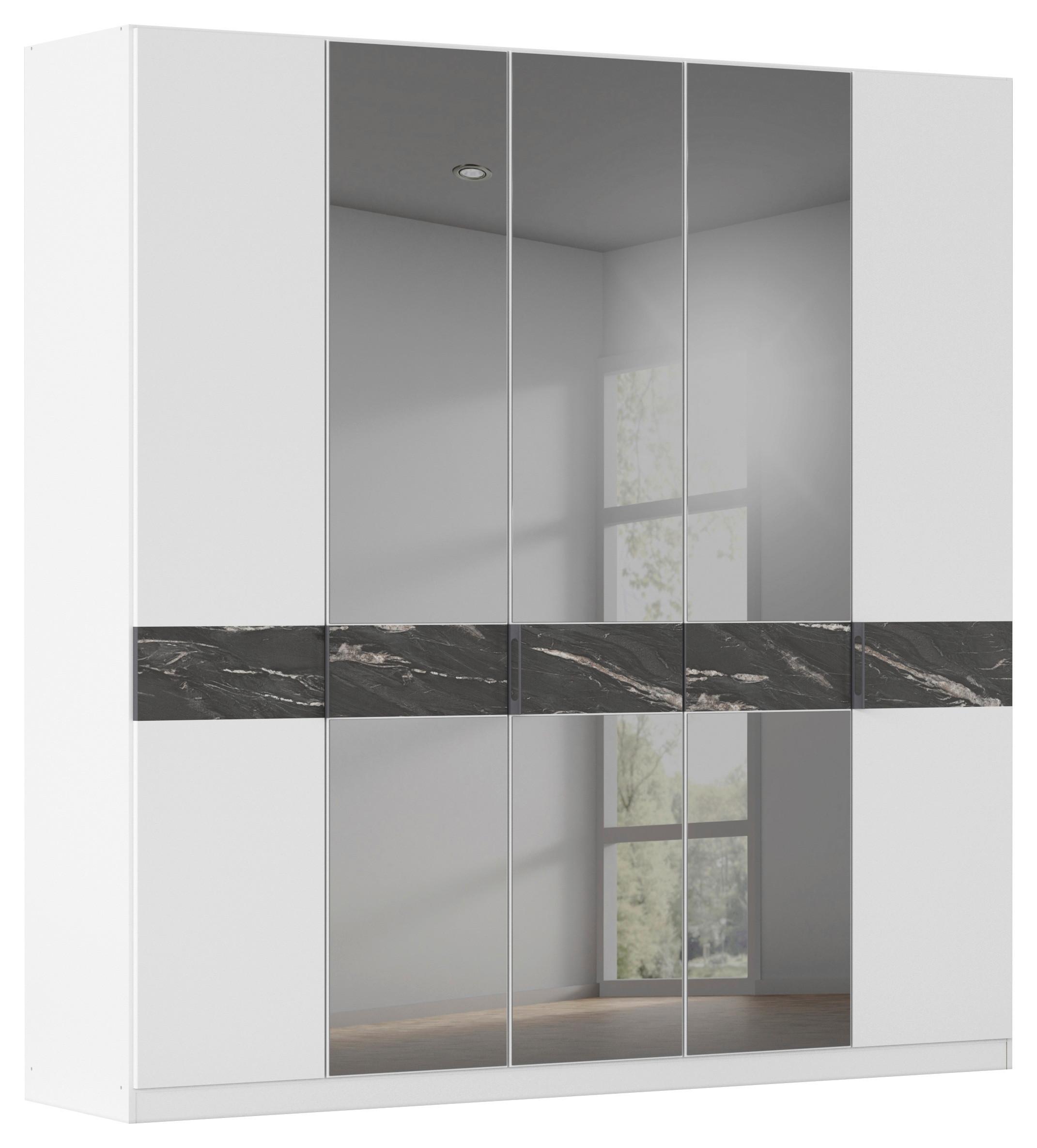 Drehtürenschrank Versity Weiß - Weiß, KONVENTIONELL, Holzwerkstoff/Metall (225/229/54cm) - Premium Living