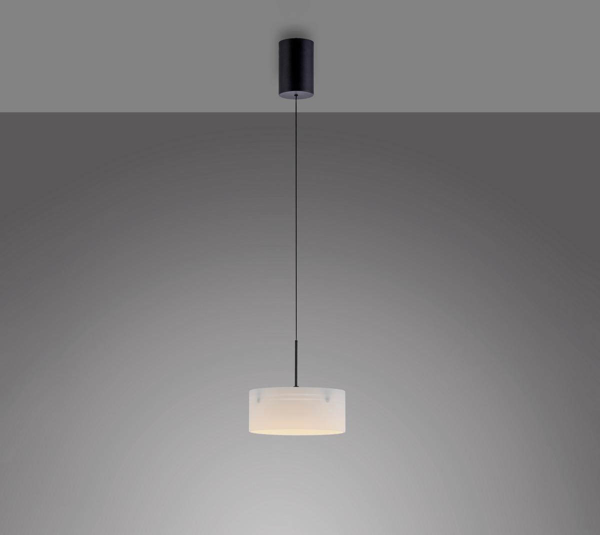 LAMPA WISZĄCA LED 2778-18 MARIKA - czarny, Design, tworzywo sztuczne/metal (20/20/180cm) - Paul Neuhaus