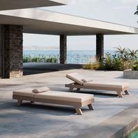 Gartenliege Susa Creme Metall/Outdoorstoff +Abdeckung - Creme, MODERN, Textil/Metall (200/64/40cm) - Bessagi Garden