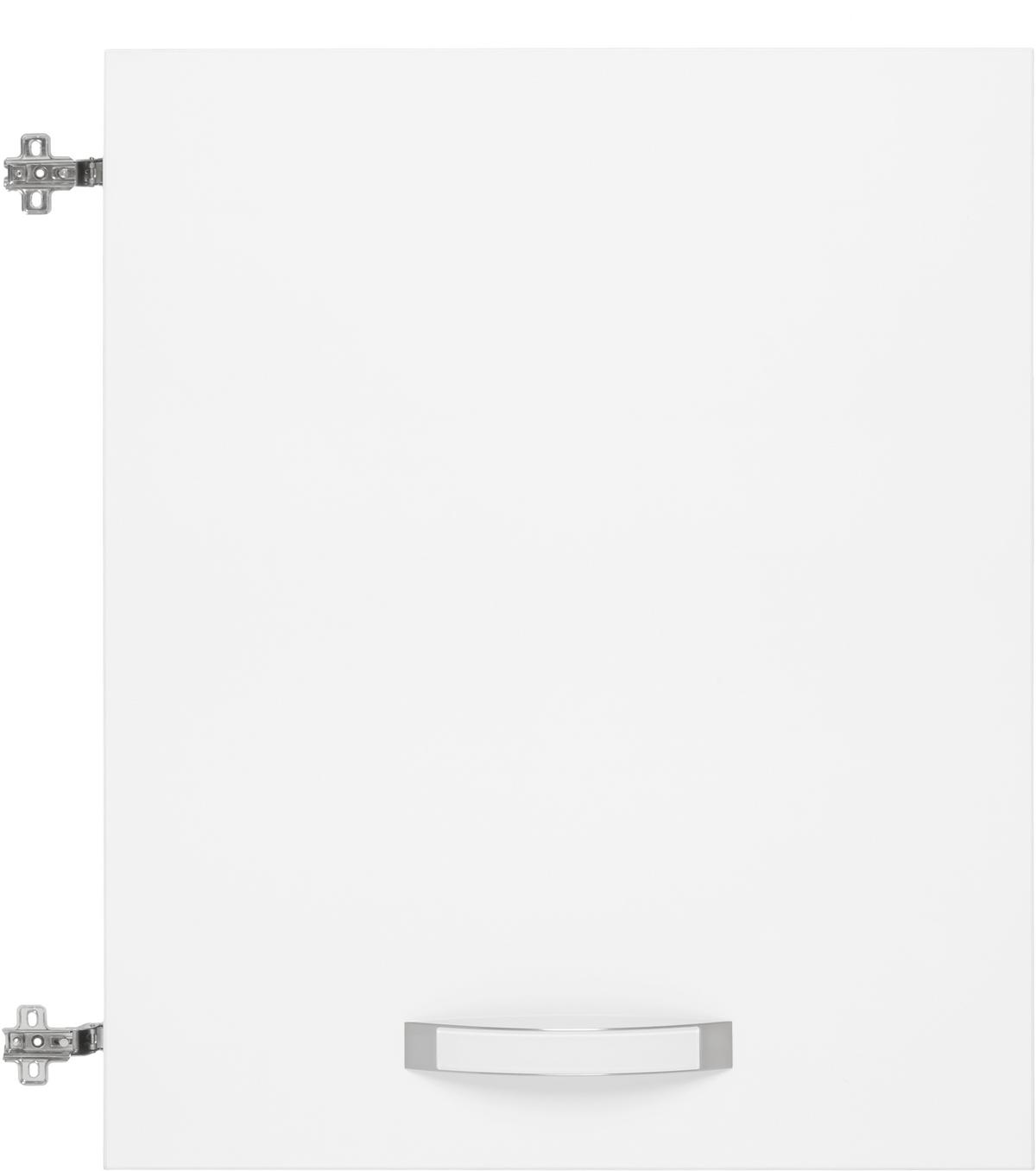 Vrata Ducato - bijela/bijela visoki sjaj, Moderno, drvni materijal/metal (56,6/70,1/1,8cm) - Premium Living