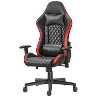 Gamer Szék Világítással Brandon - fekete, Modern, műanyag/textil (65/127-137/72cm)