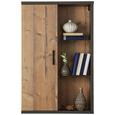 Hängevitrine Grau/fichte - Fichtefarben/Schwarz, MODERN, Holzwerkstoff/Kunststoff (68/107/32cm) - Mömax modern living Hängevitrine Grau/fichte - Fichtefarben/Schwarz, MODERN, Holzwerkstoff/Kunststoff (68/107/32cm) - Mömax modern living