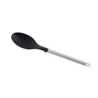 Saucenlöffel Luca Schwarz/Silberfarben - Silberfarben/Schwarz, KONVENTIONELL, Kunststoff/Metall (6/35cm) - Mömax