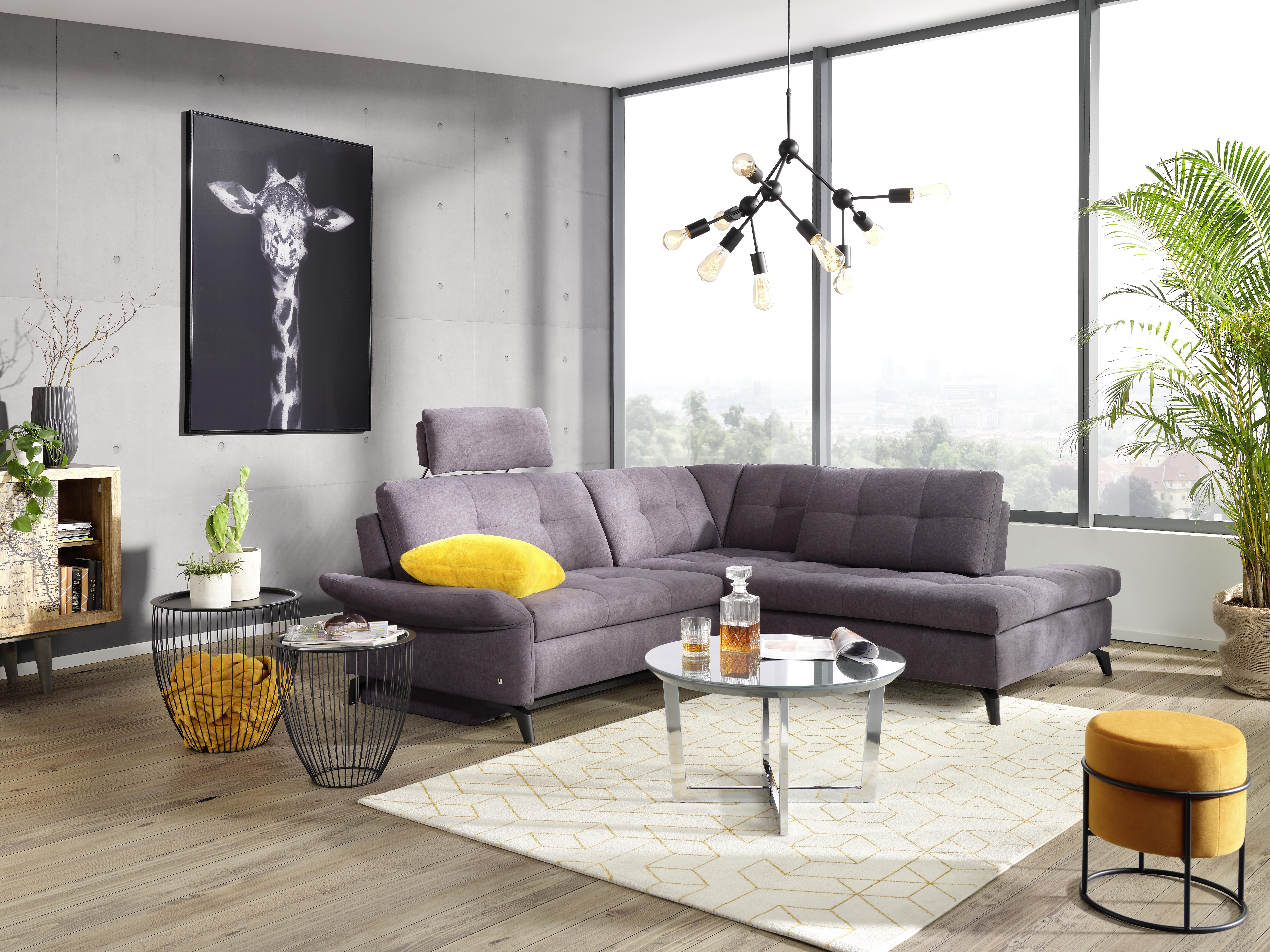 SIDOBORD SET NELE - svart, Modern, metall (47,5-41,5/47,5-42cm) - Mömax