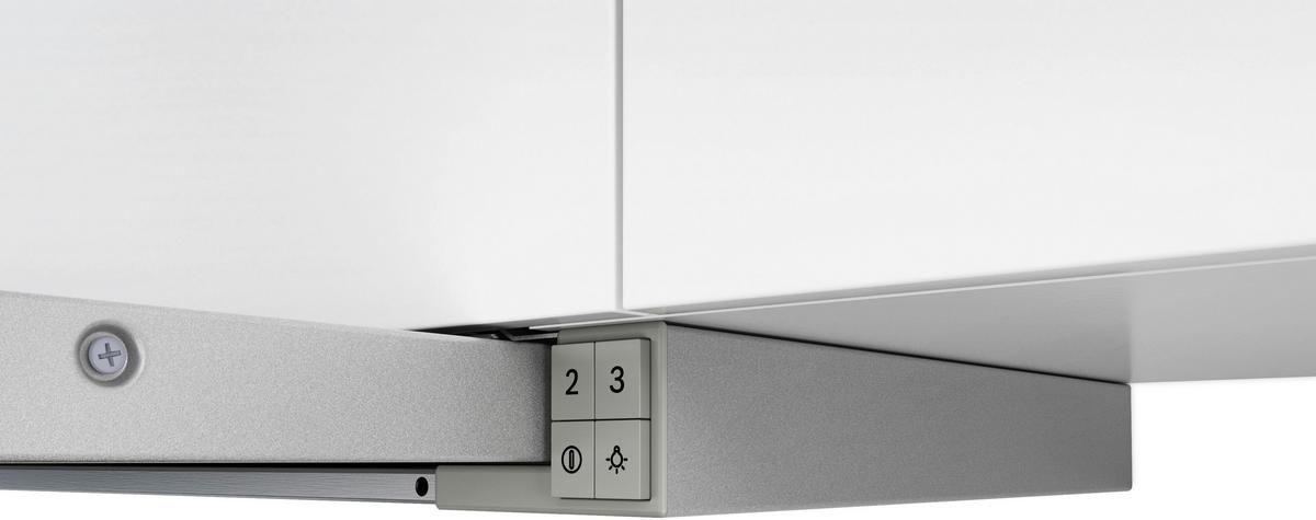 Dunstabzugshaube DFT63AC50 in Silber - Silberfarben, Basics (59,8/18/28cm) - Bosch