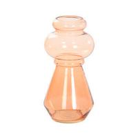 WAZON DEKORACYJNY 5805590 - koralowiec/przejrzysty, Basics, szkło (13,5/27,5cm) - Light & Living