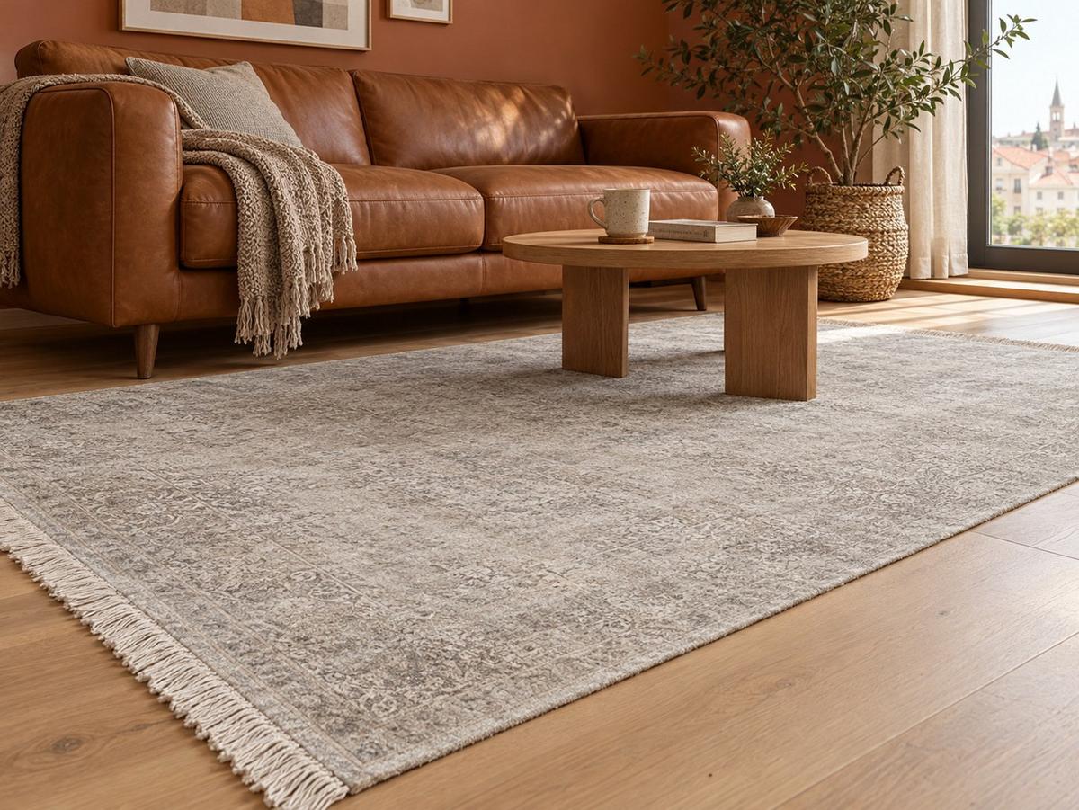 DYWAN VINTAGE ARTEMIS - beżowy, Design, materiały naturalne/tkanina (160/230cm) - Dieter Knoll