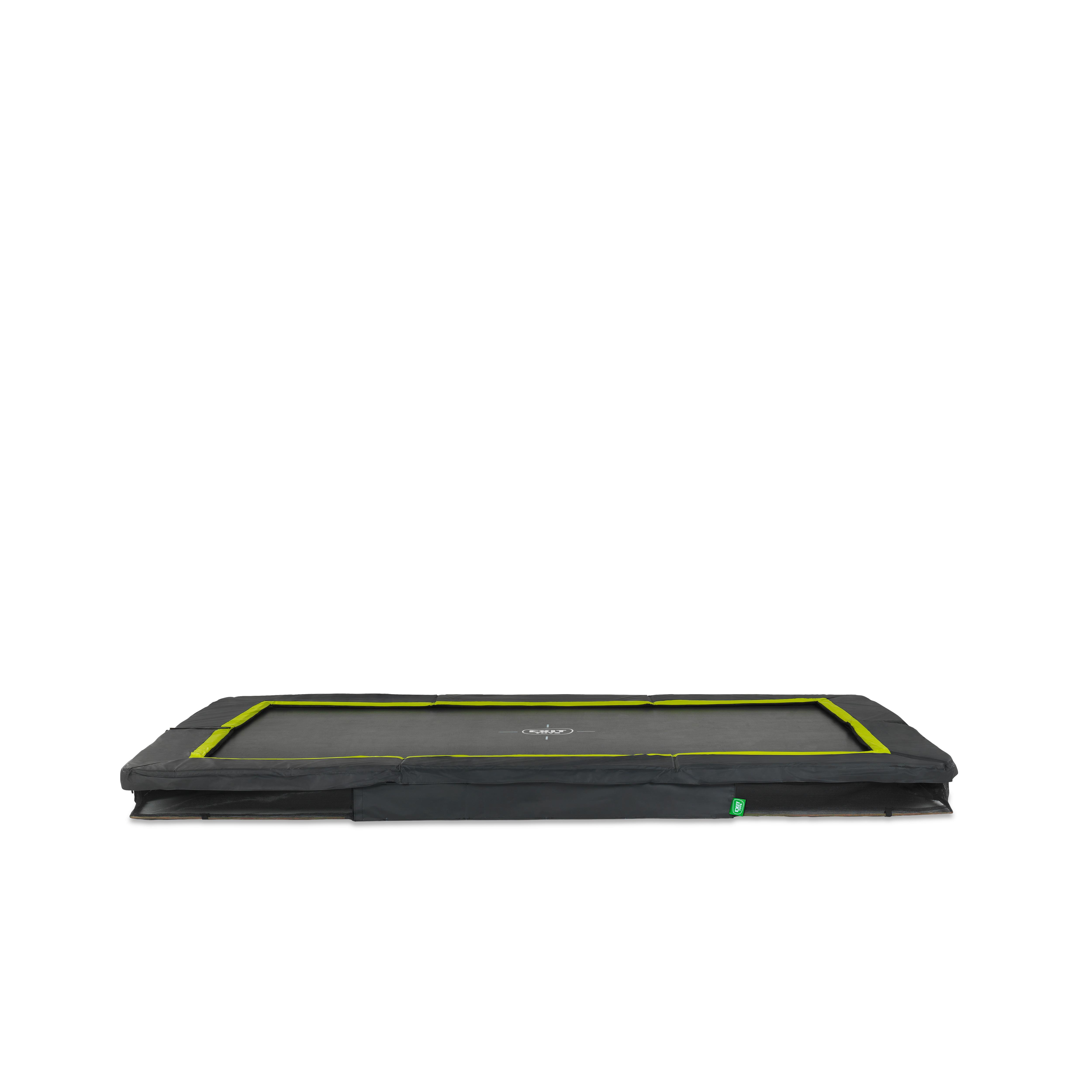 Trampolin Exit Schwarz - Schwarz, KONVENTIONELL, Kunststoff/Metall (214/305cm) - EXIT Toys