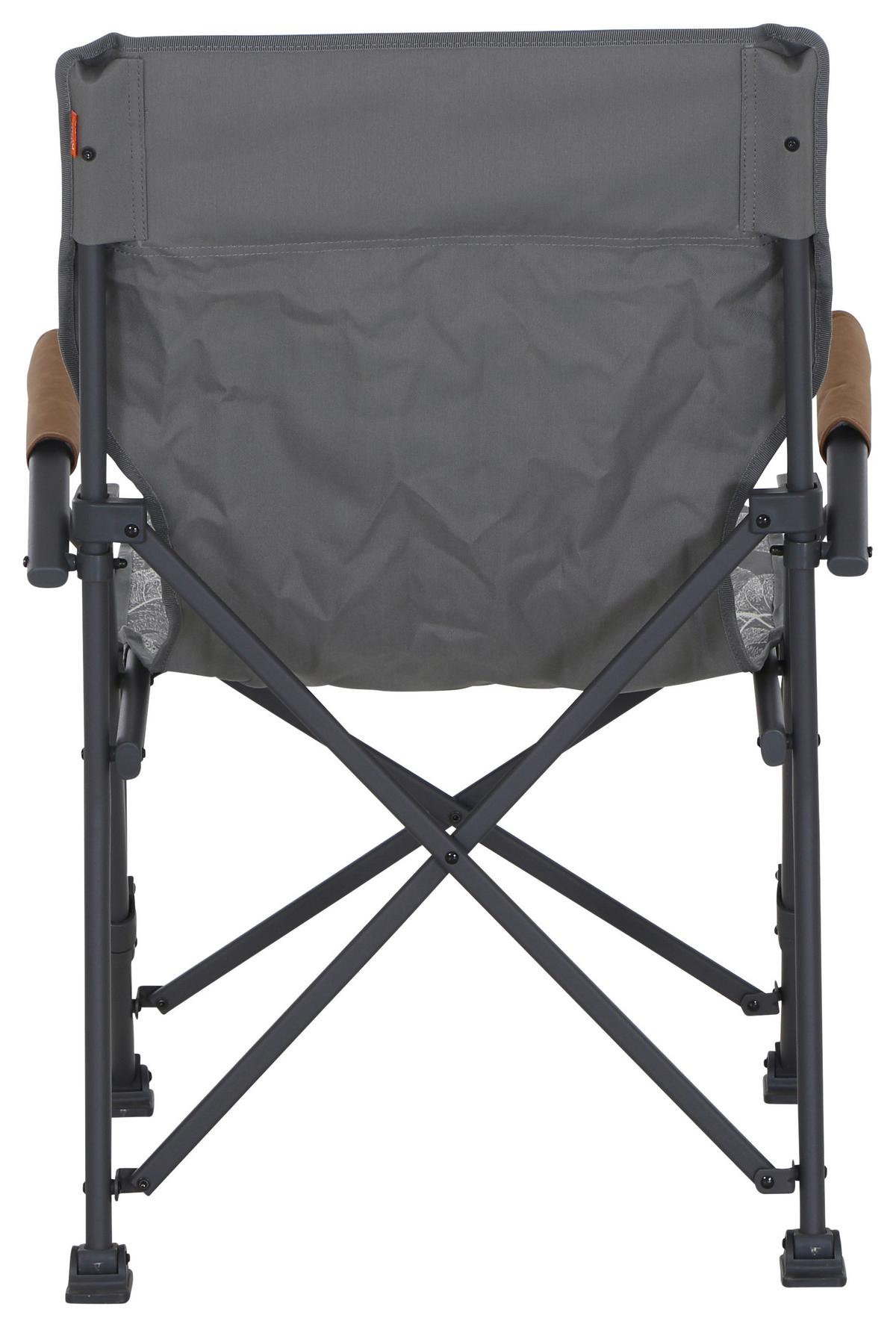 Campingsessel Klappbar M51745 mit Tragetasche - Anthrazit/Braun, KONVENTIONELL, Textil/Metall (73/55/99cm) - Siena Garden