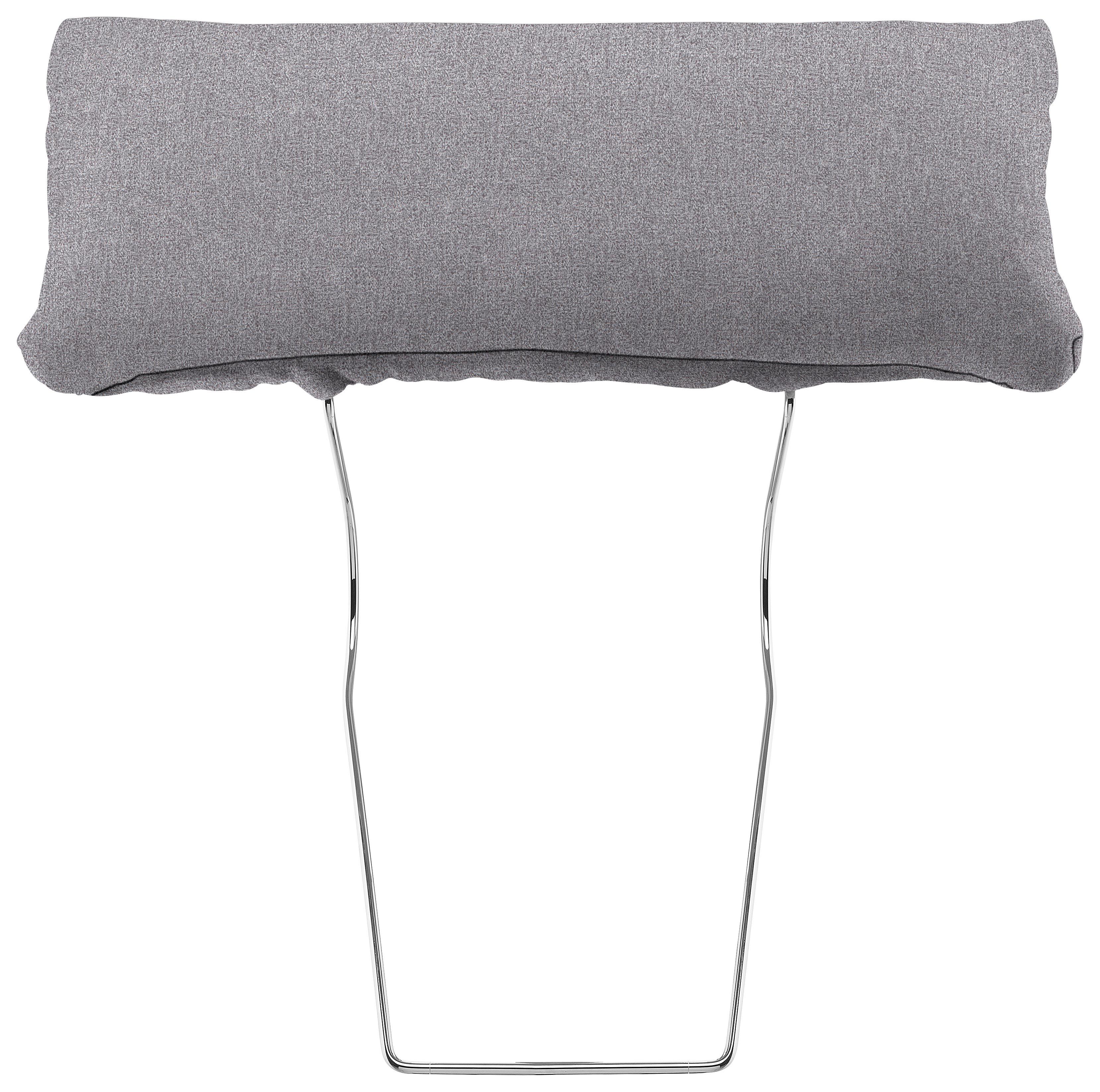appui-tête in Grau - gris clair, Konventionell, textile - Zandiara